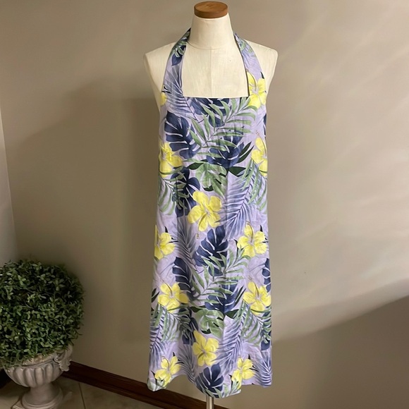 Tommy Bahama Dresses & Skirts - NWT TOMMY BAHAMAS women’s TROPICAL FLORAL SILK Halter Dress zip open back 16